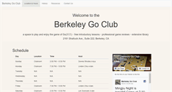 Desktop Screenshot of berkeleygoclub.org